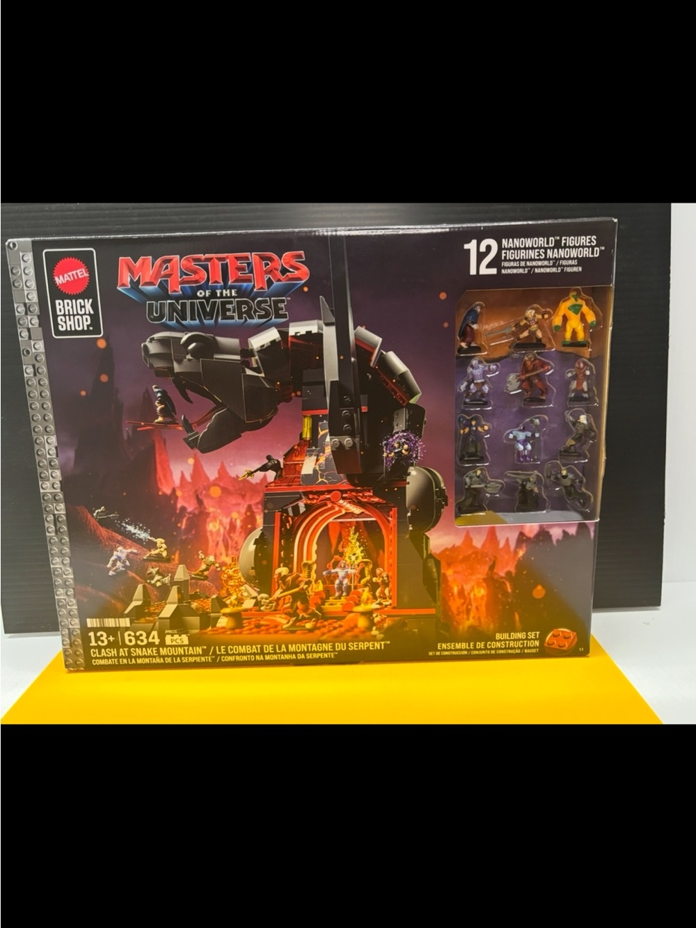 Mattel Masters of the Universe Clash at Snake Mountain Building Set - Black/Red